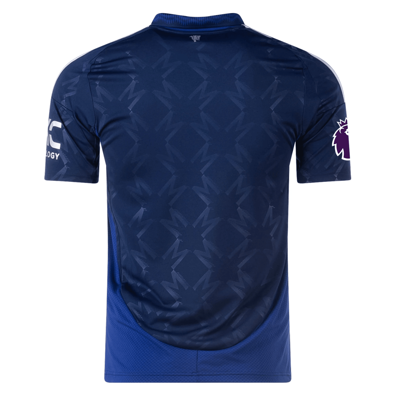adidas Manchester United Away Jersey w/ EPL Patch 24/25 (Night Indigo) | SoccerWearhouse