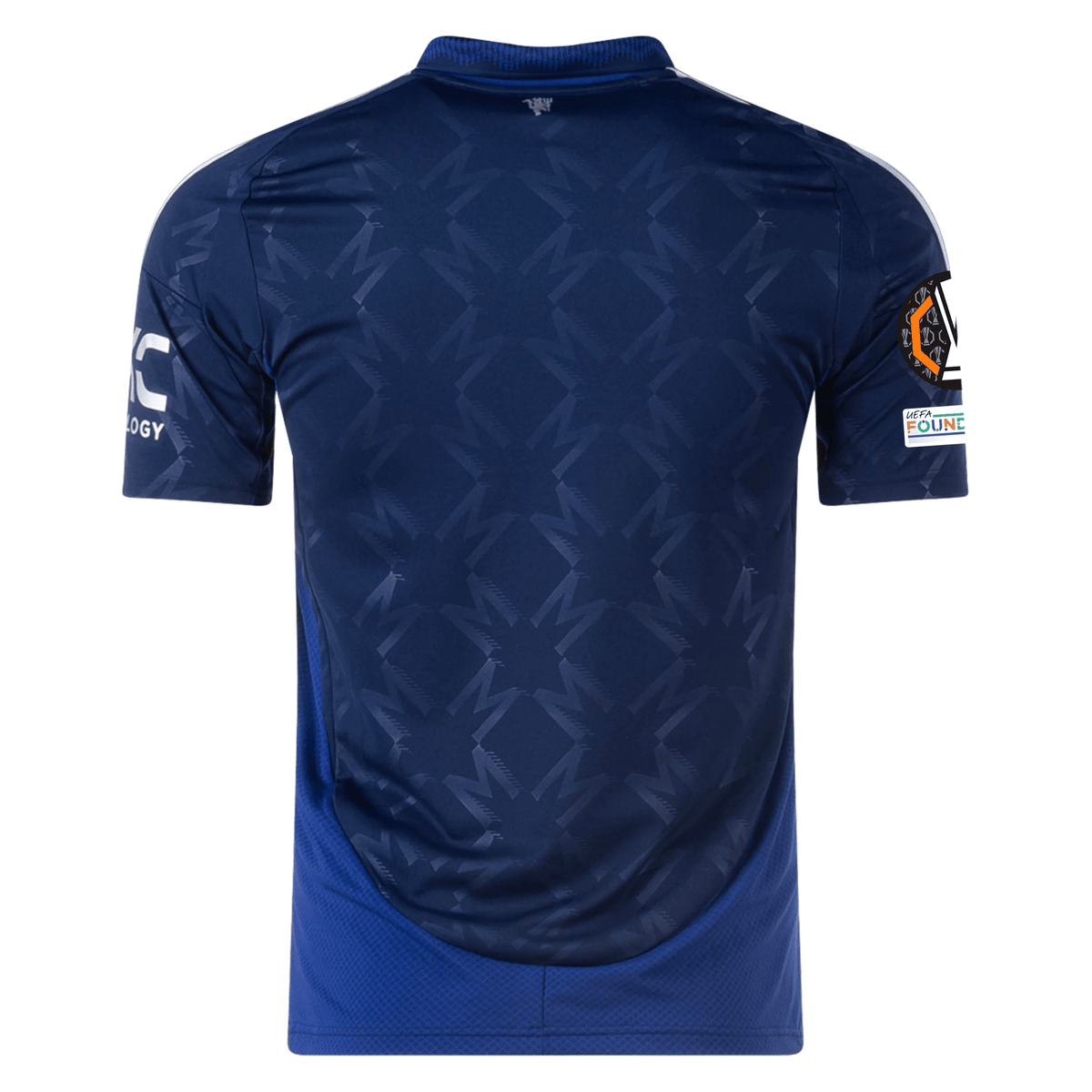 adidas Manchester United Away Jersey w/ Europa League Patches 24/25 (Night Indigo) | SoccerWearhouse
