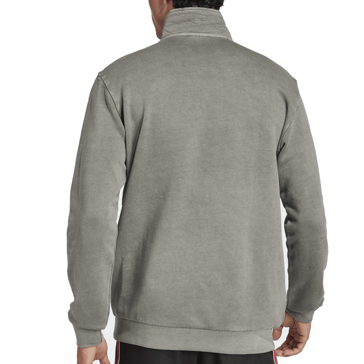adidas Manchester United Icon Half Zip Top Jacket 24/25 (Charcoal) | SoccerWearhouse