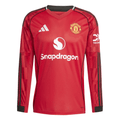adidas Manchester United Long Sleeve Home Jersey 25/26 (Red)
