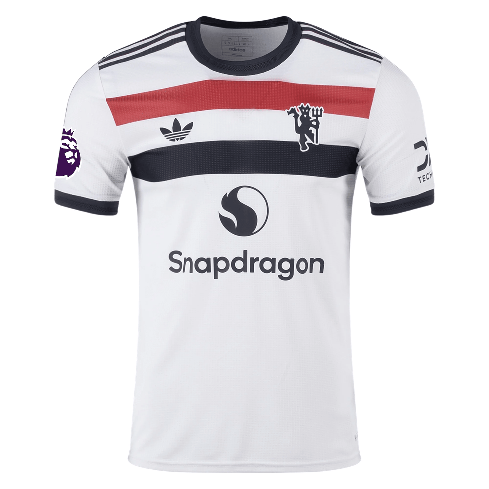 adidas Manchester United Alejandro Garnacho Authentic Third Jersey w/ EPL Patch 24/25 (Off White) | SoccerWearhouse