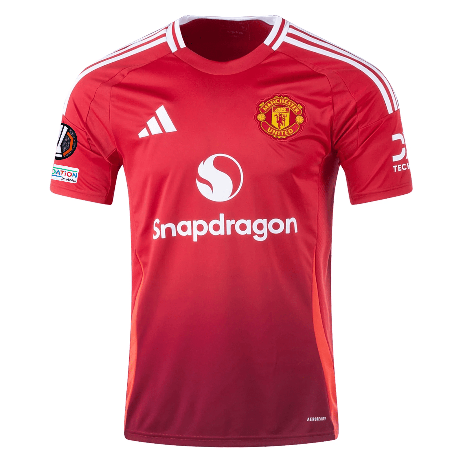 adidas Manchester United Alejandro Garnacho Home Jersey w/ Europa League Patches 24/25 (MUFC Red) | SoccerWearhouse