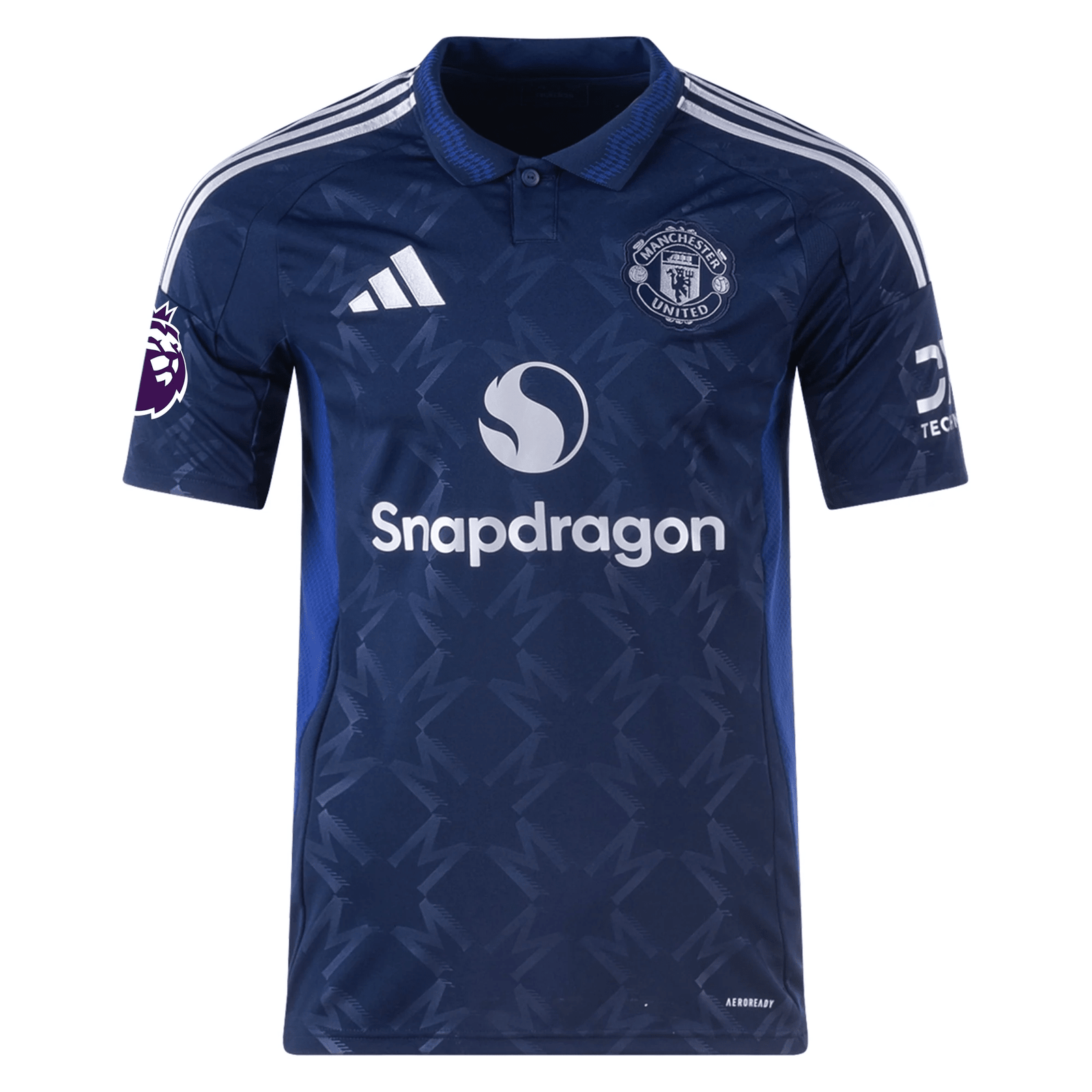 adidas Manchester United Alejandro Garnacho Away Jersey w/ EPL Patch 24/25 (Night Indigo) | SoccerWearhouse