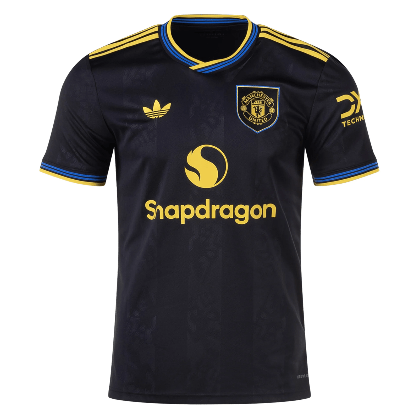 adidas Manchester United Third Jersey 25/26 (Black/Preloved Yellow) | SoccerWearhouse