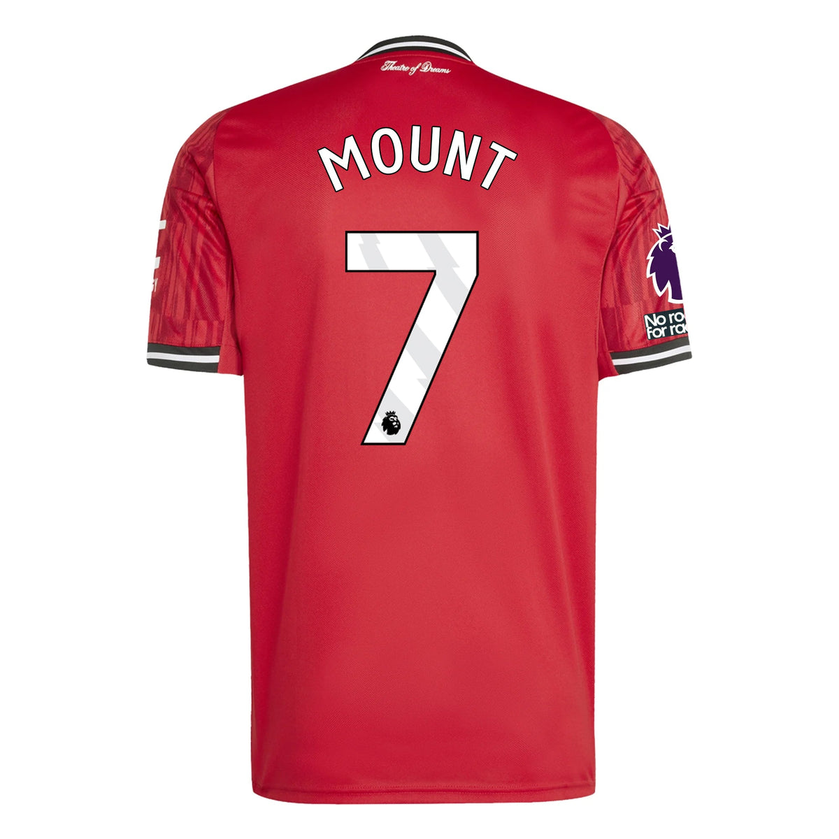 adidas Mason Mount Men's Manchester United Home Jersey 25/26 w/ EPL + NRFR Patches (Red) | SoccerWearhouse