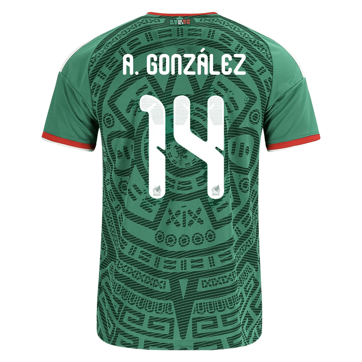 adidas Men's A. González Mexico Home 2026 World Cup Jersey (Bold Green) | SoccerWearhouse