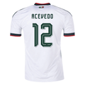 adidas Men's Acevedo Mexico 2026 Away Stadium Jersey (White)