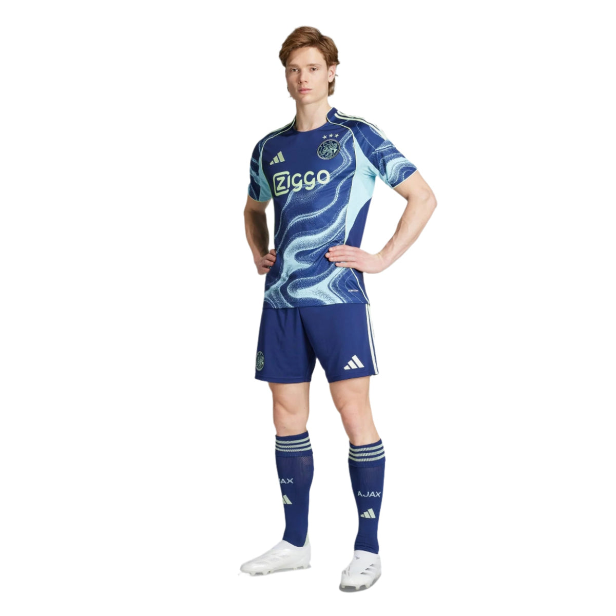 adidas Men's Ajax Away Jersey 25/26 (Night Sky) | SoccerWearhouse