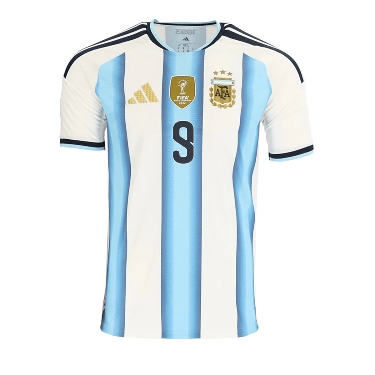 adidas Men's Alvarez Argentina Match Authentic Player 2026 Home Jersey (White/Icy Blue) | SoccerWearhouse