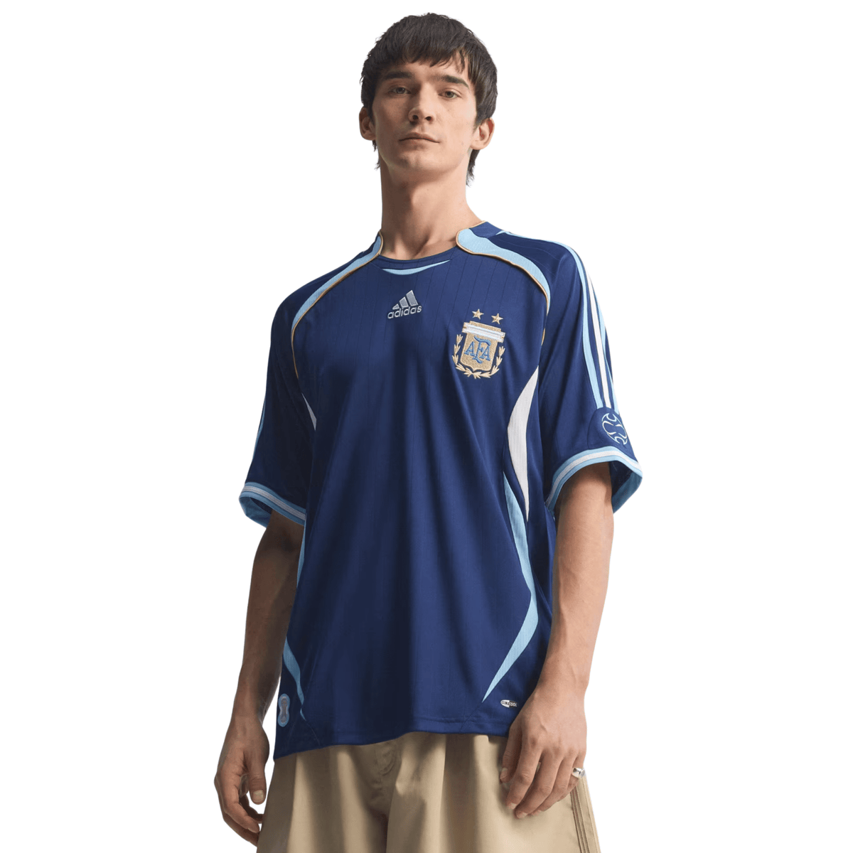 adidas Men's Argentina 2006 Away Jersey (Dark Blue) | SoccerWearhouse