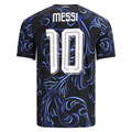 adidas Men's Argentina Lionel Messi Away Stadium Jersey 2026 (Black/Blue)