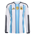 adidas Men's Argentina Long Sleeve Home Jersey 2026 (White/Icey Blue/Light Blue)