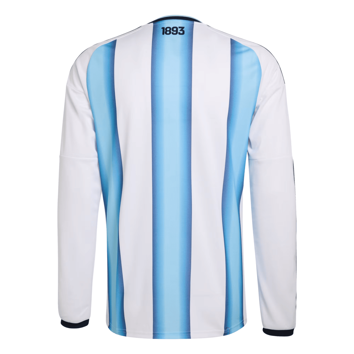 adidas Men's Argentina Long Sleeve Home Jersey 2026 (White/Icey Blue/Light Blue) | SoccerWearhouse