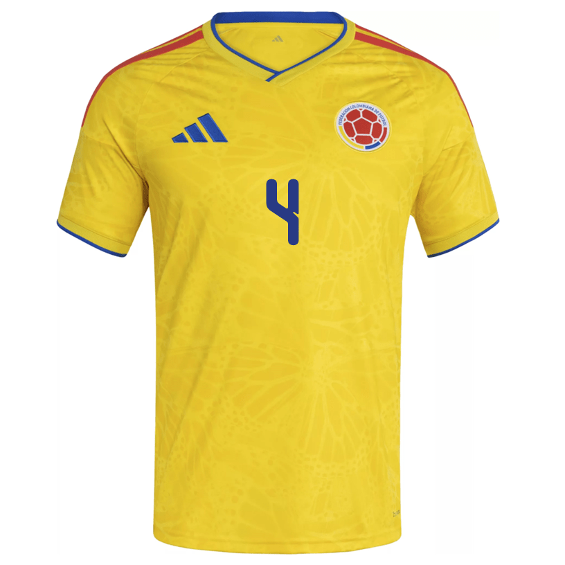 adidas Men's Arias Colombia 2026 Home Jersey (Impact Yellow) | SoccerWearhouse