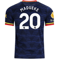 adidas Mens Arsenal Authentic Noni Madueke Away Jersey w/ Premier League Patches 26/27 (Navy/Yellow)
