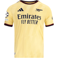 adidas Mens Arsenal Authentic Third Jersey w/ Champions League Patches 26/27 (Yellow)