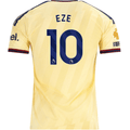 adidas Men's Arsenal FC Eberechi Eze Third Jersey w/ EPL + No Room For Racism Patches 26/27 (Yellow)