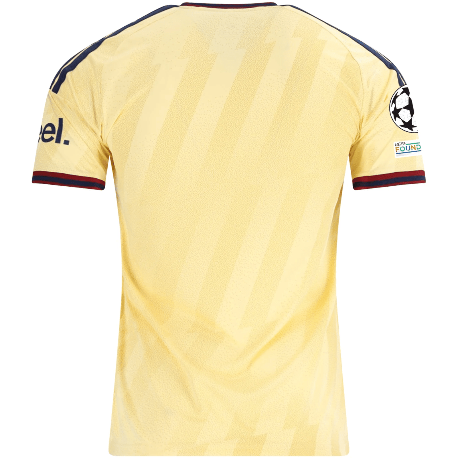 adidas Men's Arsenal FC Third Jersey w/ Champions League Patches 26/27 (Yellow) | SoccerWearhouse