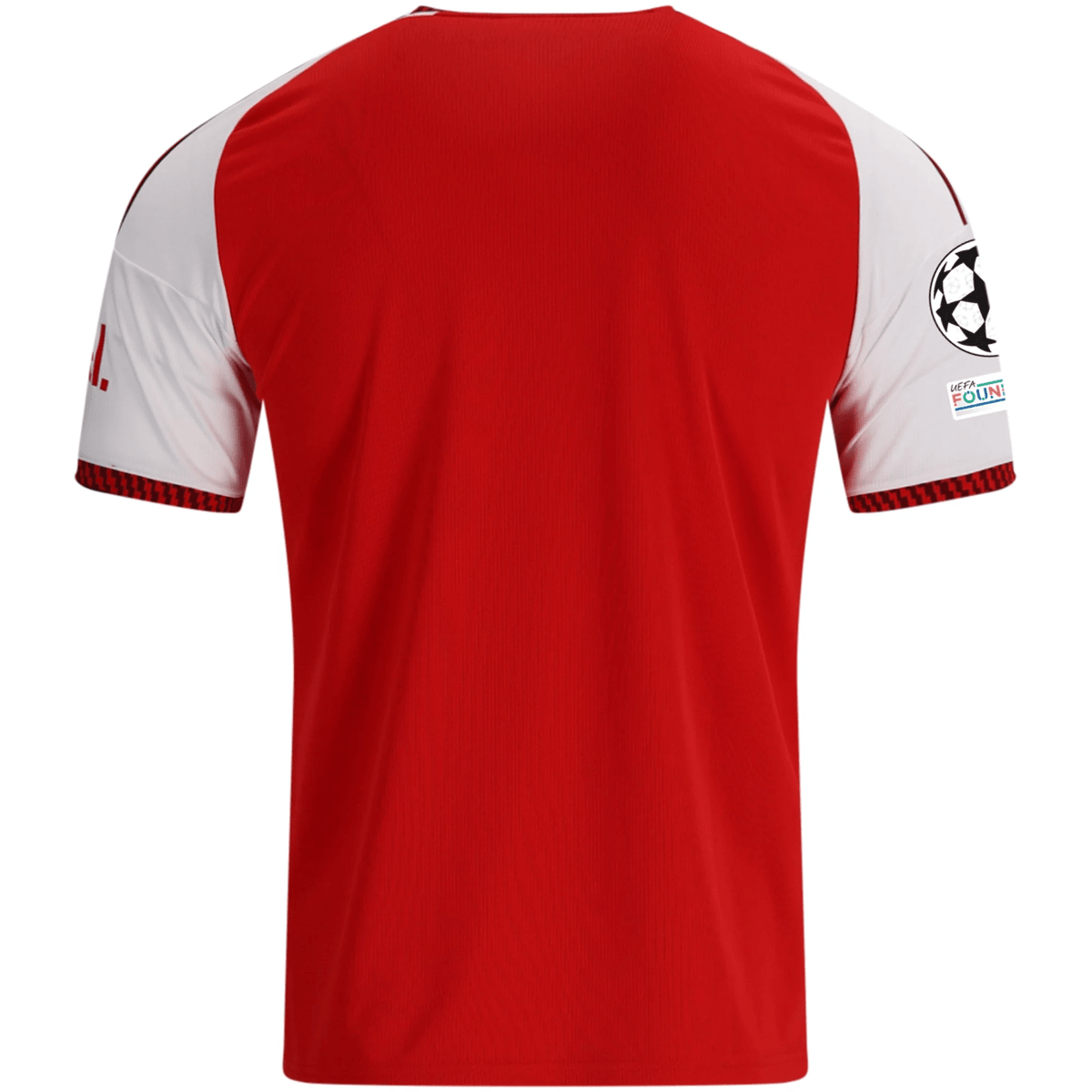 adidas Mens Arsenal Home Jersey w/ Champions League Patches 26/27 (Red) | SoccerWearhouse