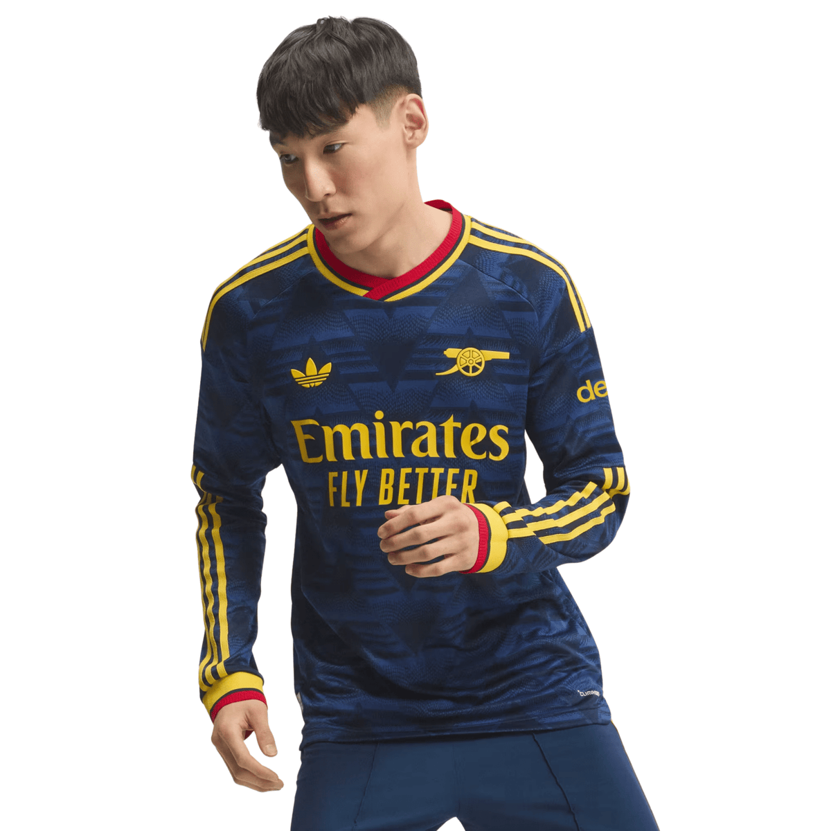 adidas Mens Arsenal Long Sleeve Authentic Away Jersey 26/27 (Navy) | SoccerWearhouse