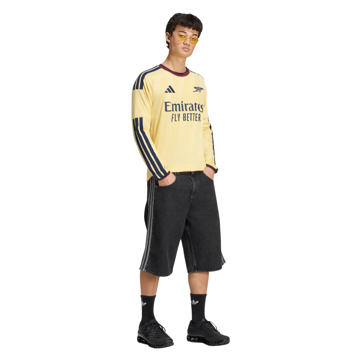 adidas Mens Arsenal Long Sleeve Third Jersey 26/27 (Yellow) | SoccerWearhouse