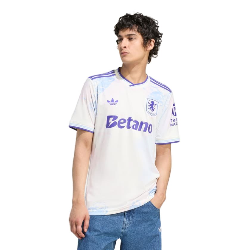 adidas Men's Aston Villa FC 25/26 Third Jersey (White) | SoccerWearhouse
