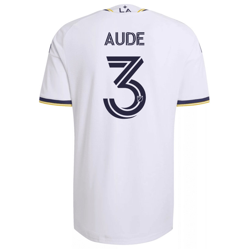 adidas Men's Aude LA Galaxy Authentic Match Home Jersey 26/27 (White) | SoccerWearhouse