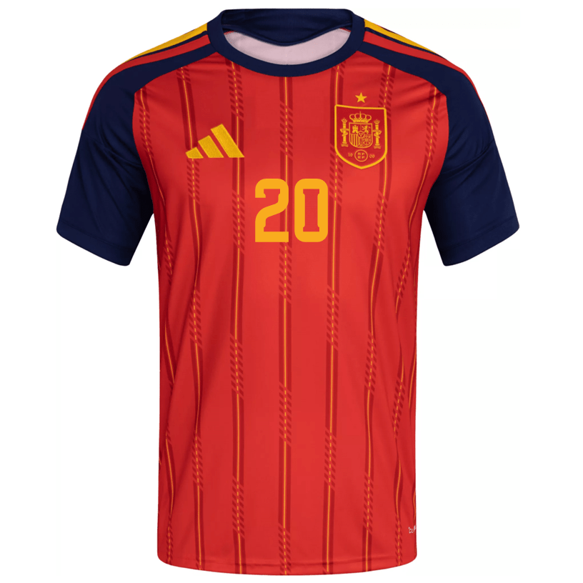 adidas Men's Baena Spain World Cup Home Jersey 2026 (Vivid Red) | SoccerWearhouse