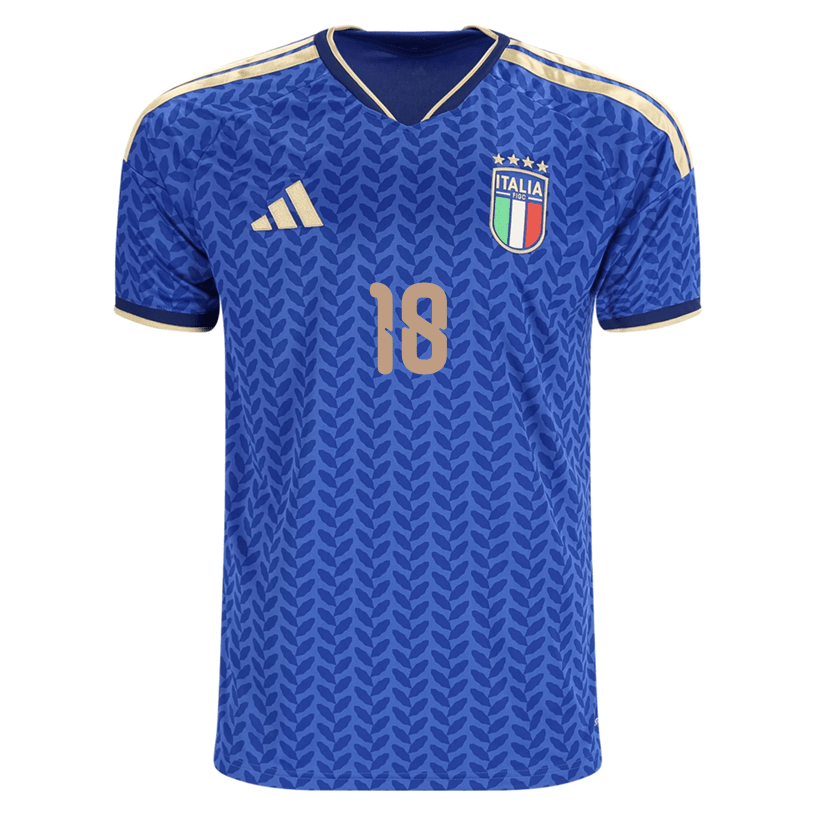 adidas Men's Barella Italy Home Stadium Jersey 2026 (Bold Blue) | SoccerWearhouse