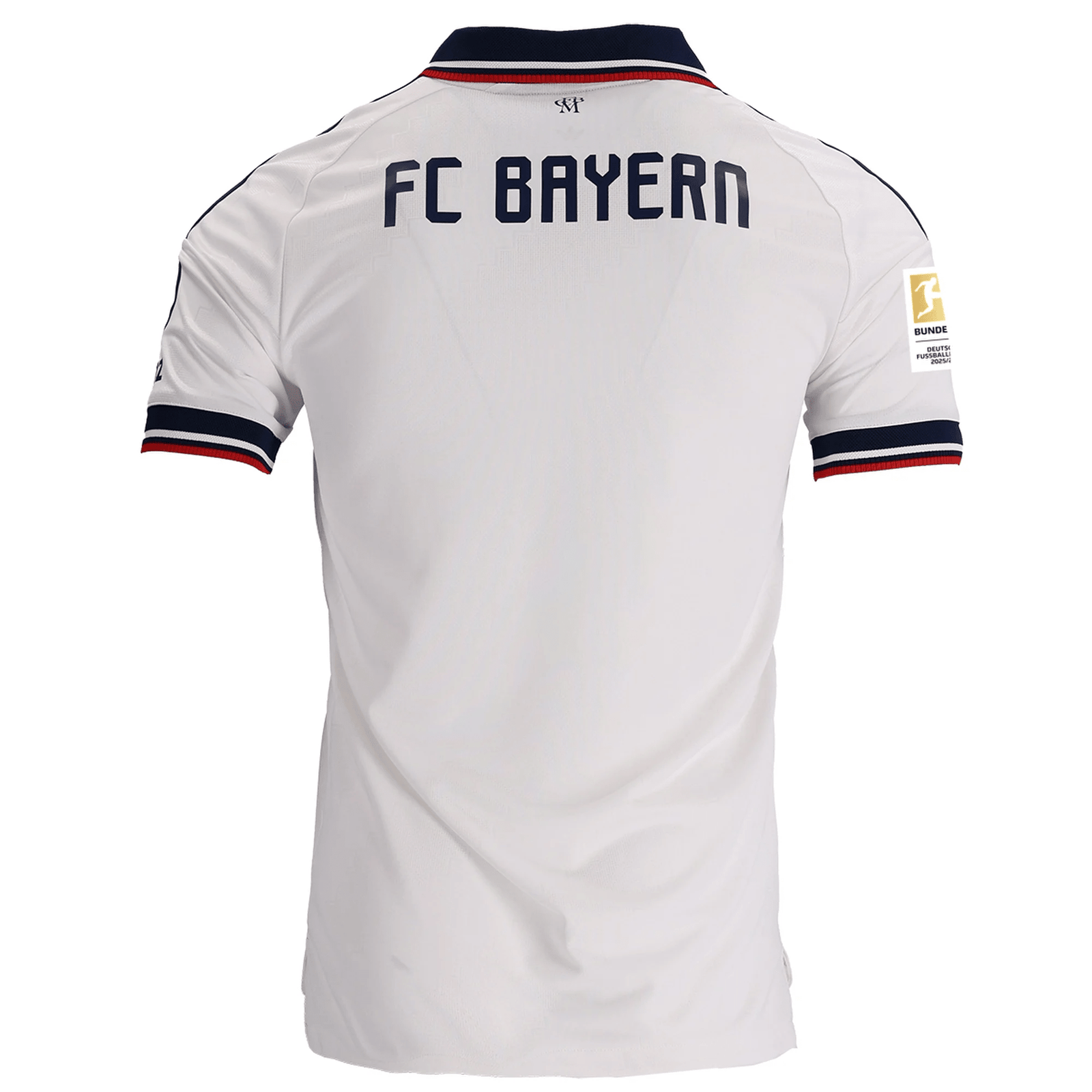 adidas Mens Bayern Munich Authentic Away Jersey w/ Bundesliga Champion Patch 26/27 (White) | SoccerWearhouse