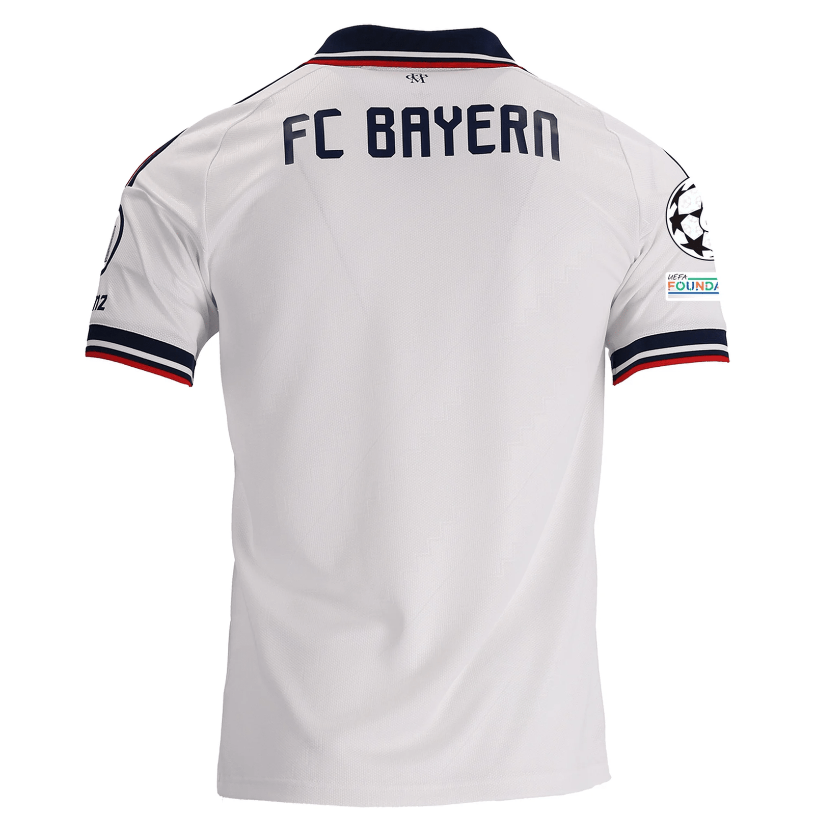 adidas Mens Bayern Munich Away Jersey w/ Champions League 26/27 (White) | SoccerWearhouse
