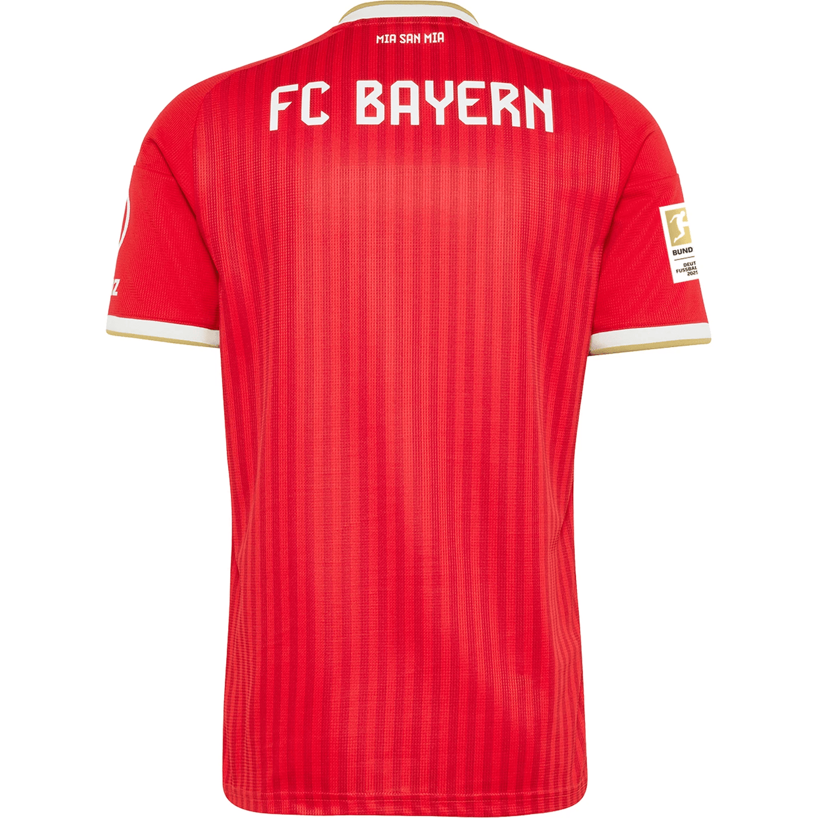 adidas Mens Bayern Munich Home Jersey w/ Bundesliga Champion Patch 26/27 (Red) | SoccerWearhouse