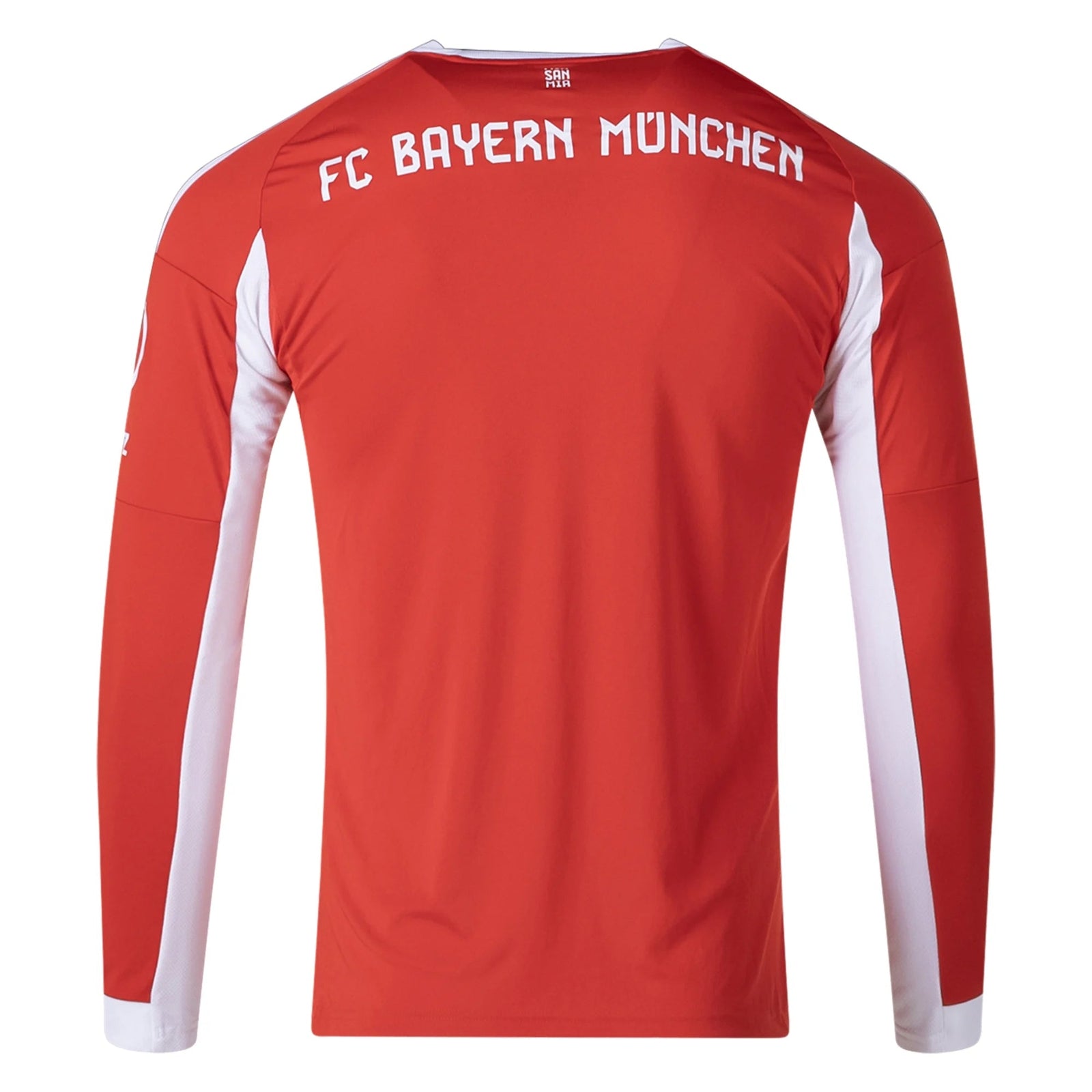adidas Men's Bayern Munich Long Sleeve Home Jersey 25/26 (Red/White) | SoccerWearhouse