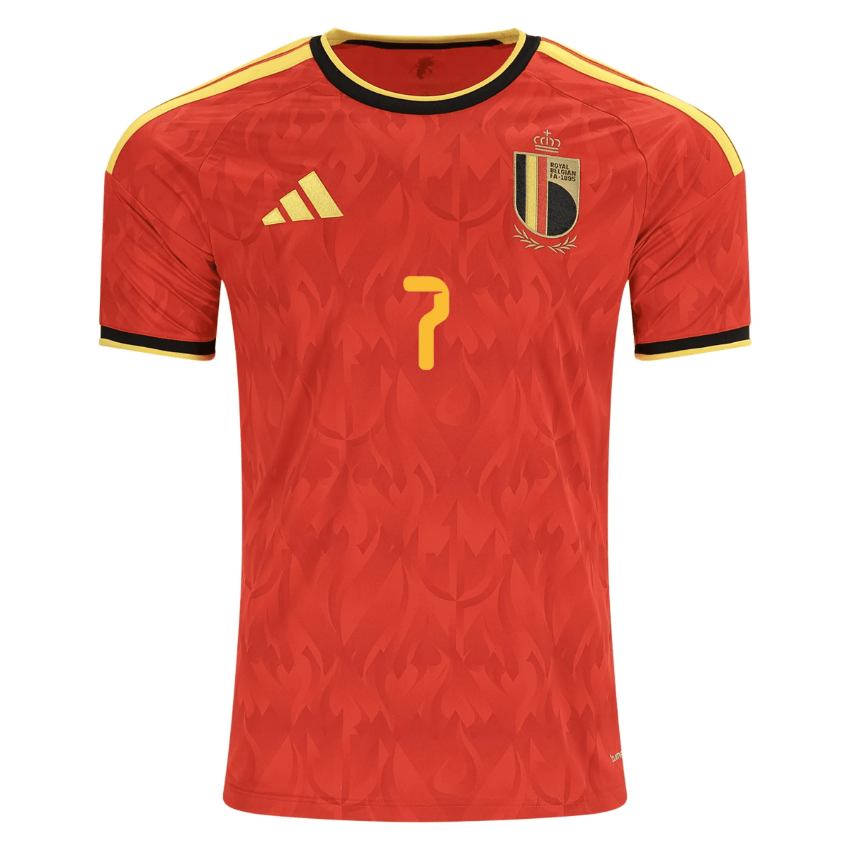 adidas Men's Belgium Kevin De Bruyne Home Jersey 2026 (Red/Bold Gold) | SoccerWearhouse