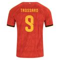 adidas Men's Belgium Leandro Trossard Home Jersey 2026 (Red/Bold Gold)