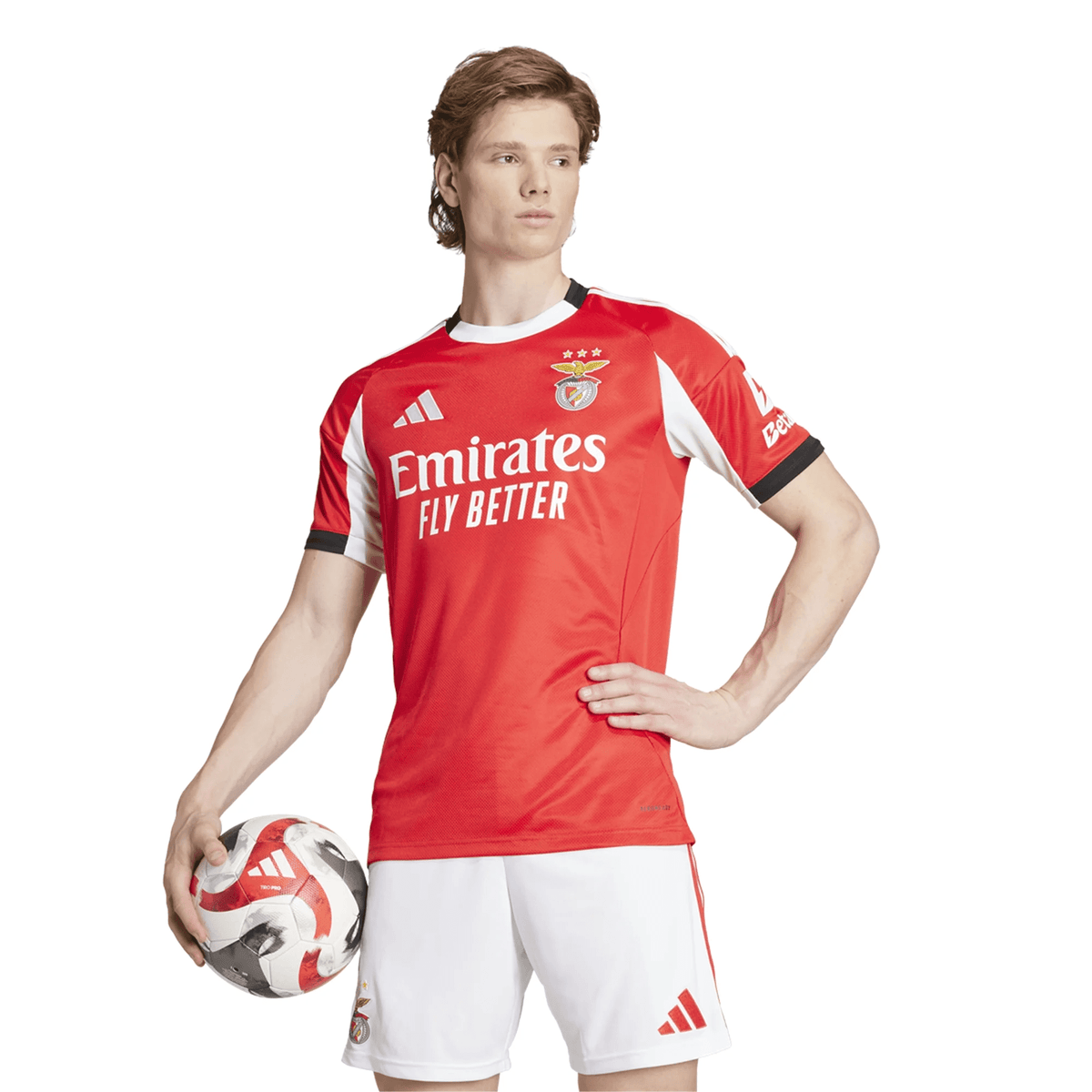 adidas Men's Benfica 25/26 Home Jersey (Red) | SoccerWearhouse