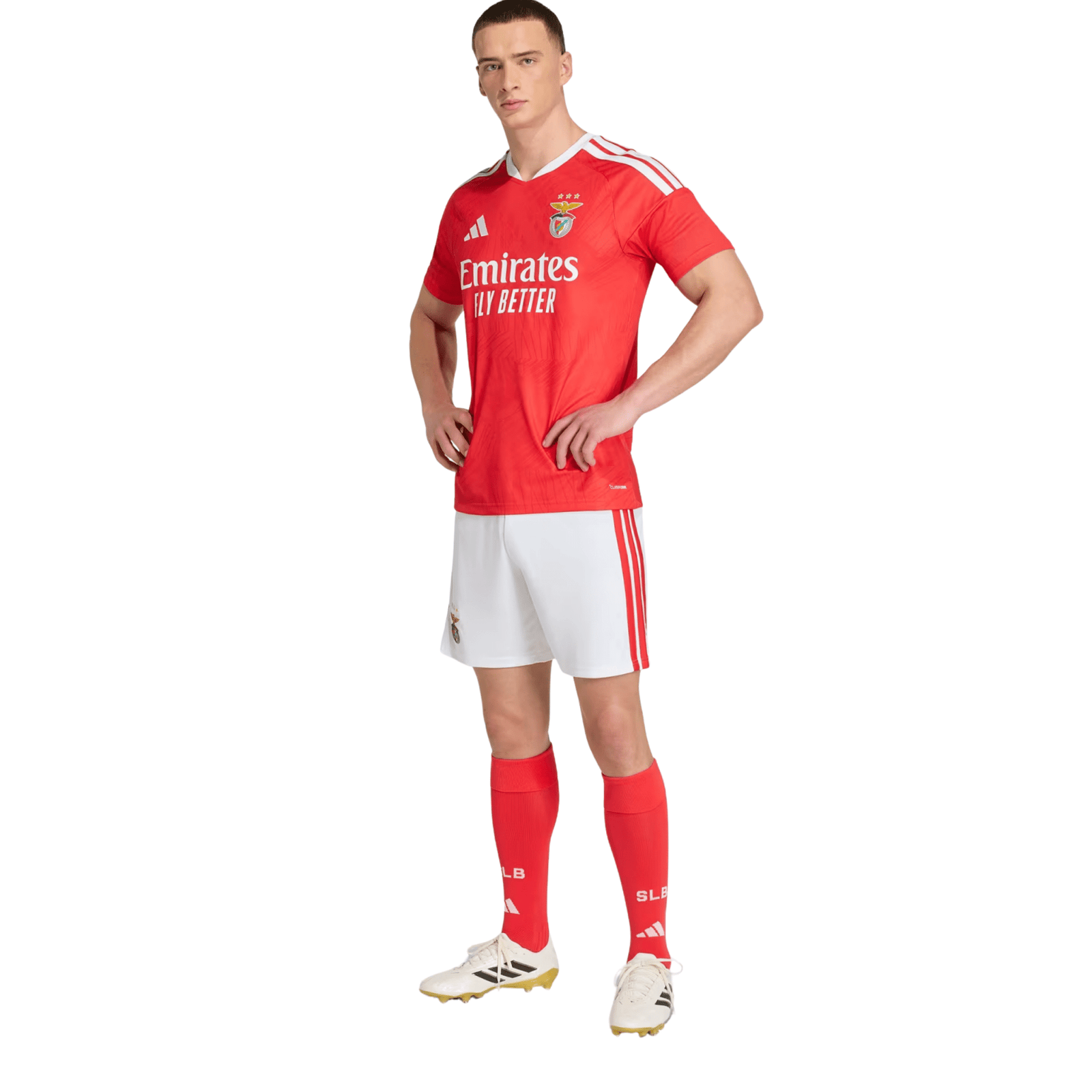 adidas Mens Benfica Home Jersey 26/27 (Red) | SoccerWearhouse