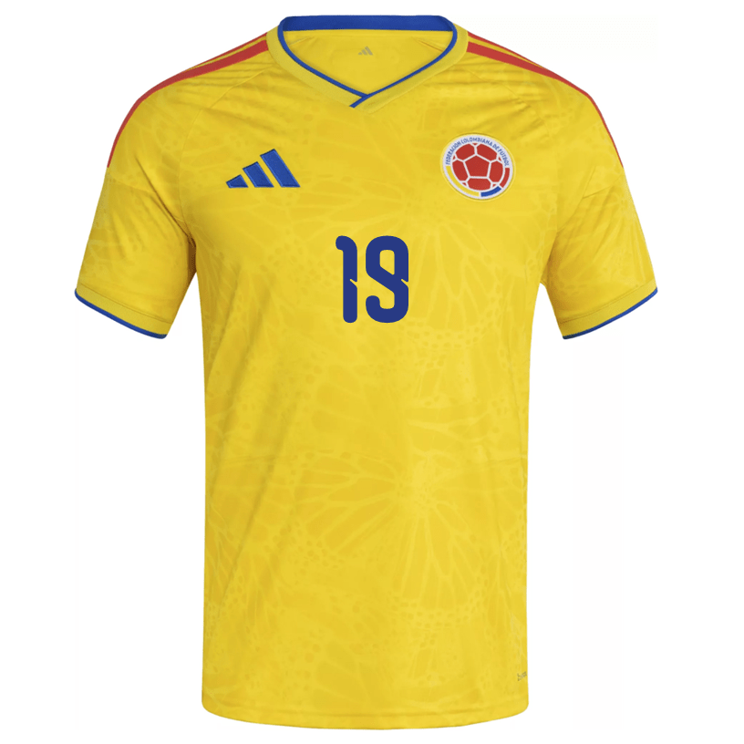 adidas Men's Borre Colombia 2026 Home Jersey (Impact Yellow) | SoccerWearhouse