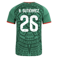 adidas Men's Brian Gutiérrez Mexico Home 2026 World Cup Jersey (Bold Green)