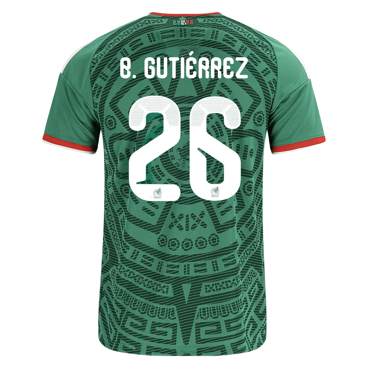 adidas Men's Brian Gutiérrez Mexico Home 2026 World Cup Jersey (Bold Green) | SoccerWearhouse