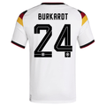 adidas Men's Burkardt Germany Home World Cup Jersey 2026 (White/Black)