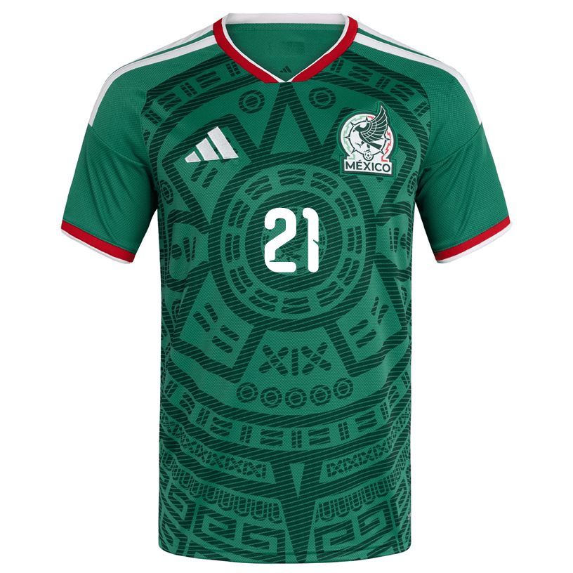 adidas Men's C. Huerta Mexico Home 2026 World Cup Jersey (Bold Green) | SoccerWearhouse