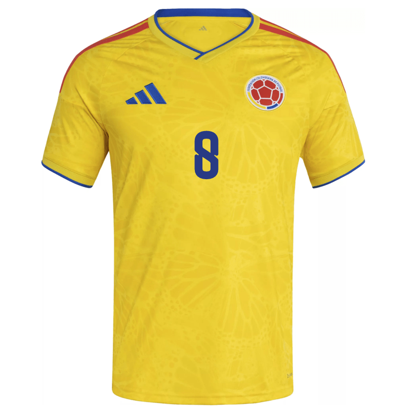 adidas Men's Carrascal Colombia 2026 Home Jersey (Impact Yellow) | SoccerWearhouse