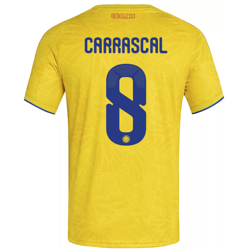 adidas Men's Carrascal Colombia 2026 Home Jersey (Impact Yellow) | SoccerWearhouse