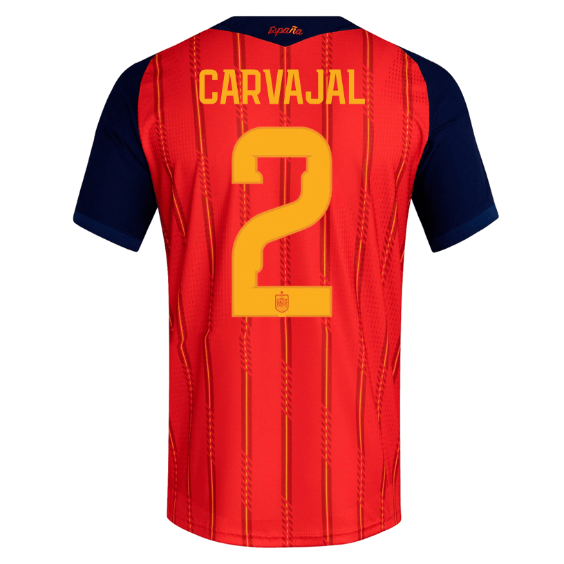 adidas Men's Carvajal Spain Authentic World Cup Home Jersey 2026 (Vivid Red) | SoccerWearhouse