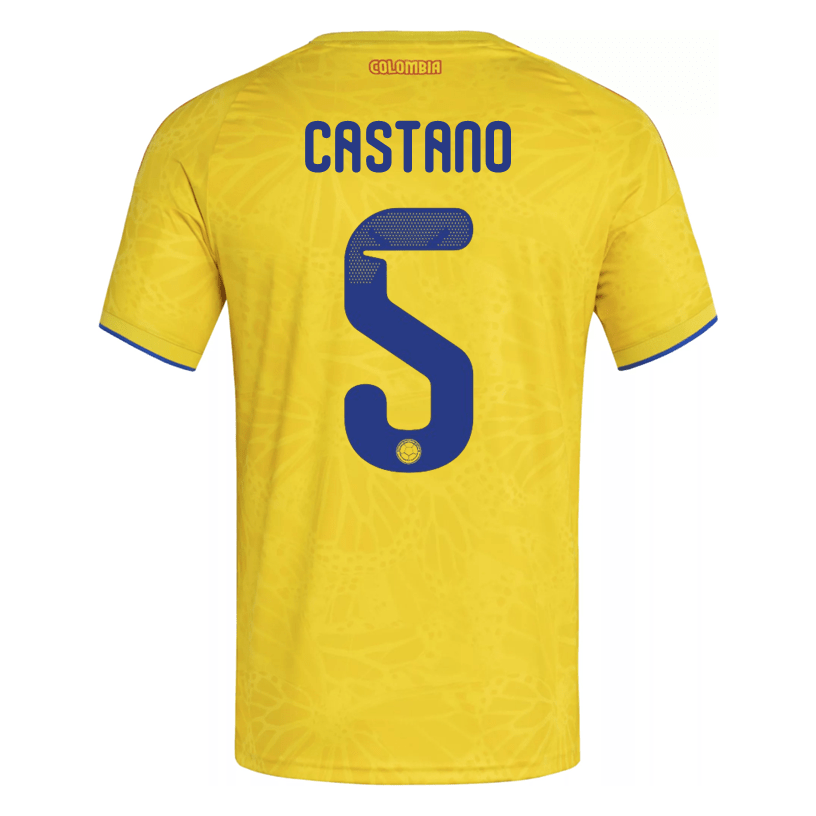 adidas Men's Castano Colombia 2026 Authentic Home Jersey (Impact Yellow) | SoccerWearhouse
