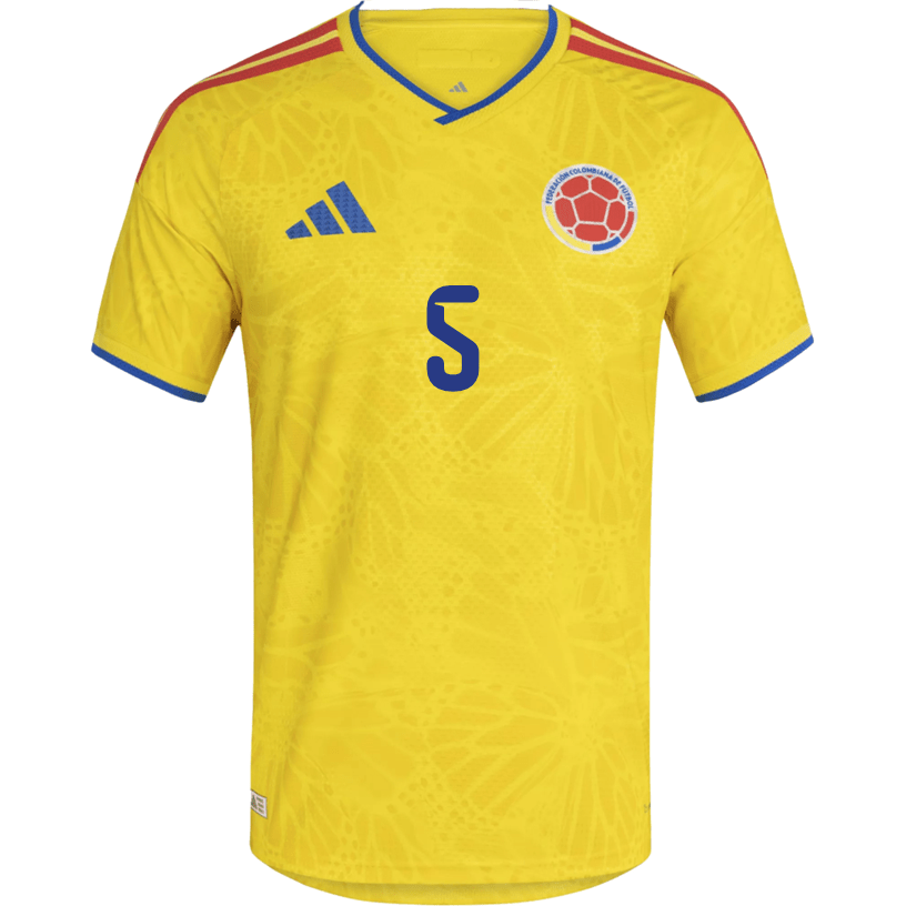 adidas Men's Castano Colombia 2026 Authentic Home Jersey (Impact Yellow) | SoccerWearhouse
