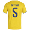 adidas Men's Castano Colombia 2026 Home Jersey (Impact Yellow)