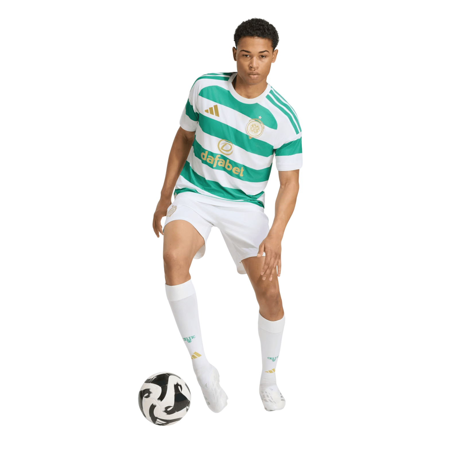 adidas Mens Celtic Authentic Home Jersey 26/27 (Green/White) | SoccerWearhouse