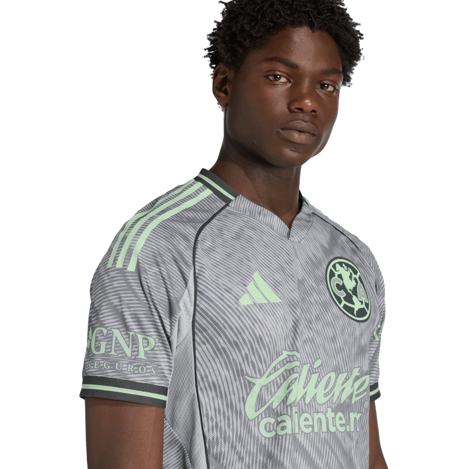 adidas Men's Club America 25/26 Authentic Third Jersey (Grey) | SoccerWearhouse